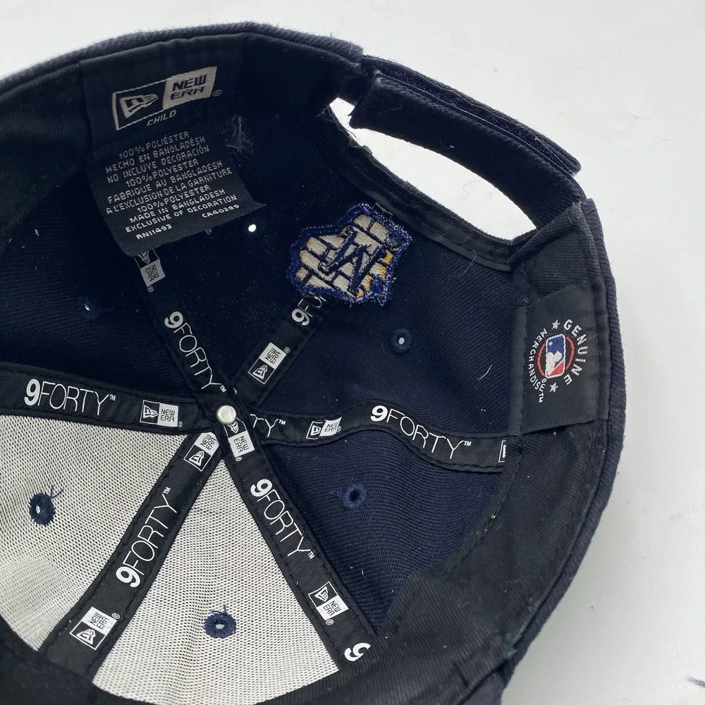 Milwaukee Brewers Child Hat New Era 9Forty ‎ Strapback Blue Cleaned SEE PICS